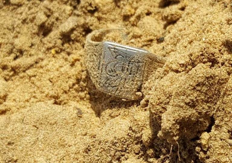 Ring with initials Ring with initials