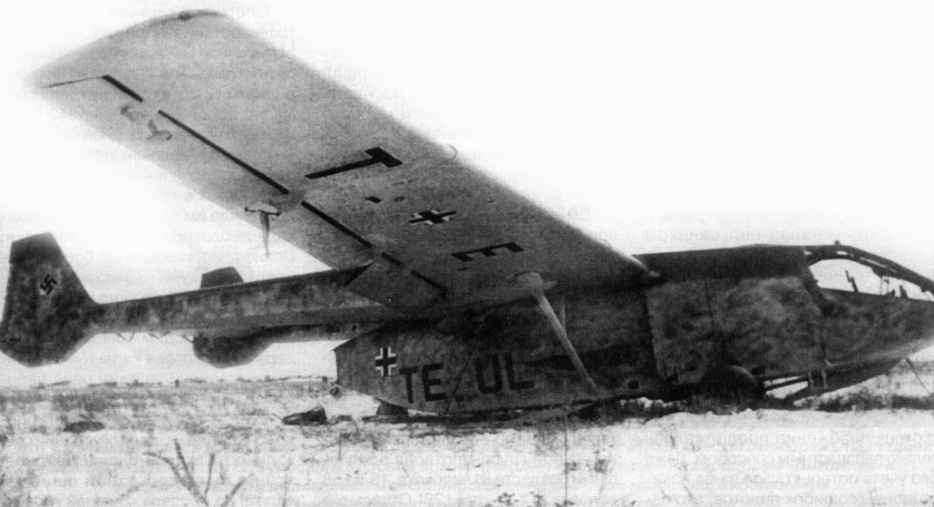 Matchbox Go242B2 captured by Soviet troops in February 1943 at Pitomnik airfield Matchbox Go242B2 captured by Soviet troops in February 1943 at Pitomnik airfield