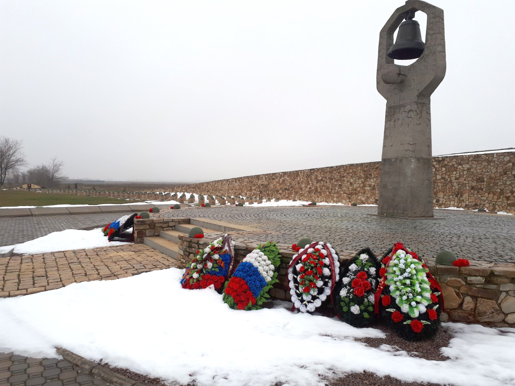 Soviet part of the cemetery