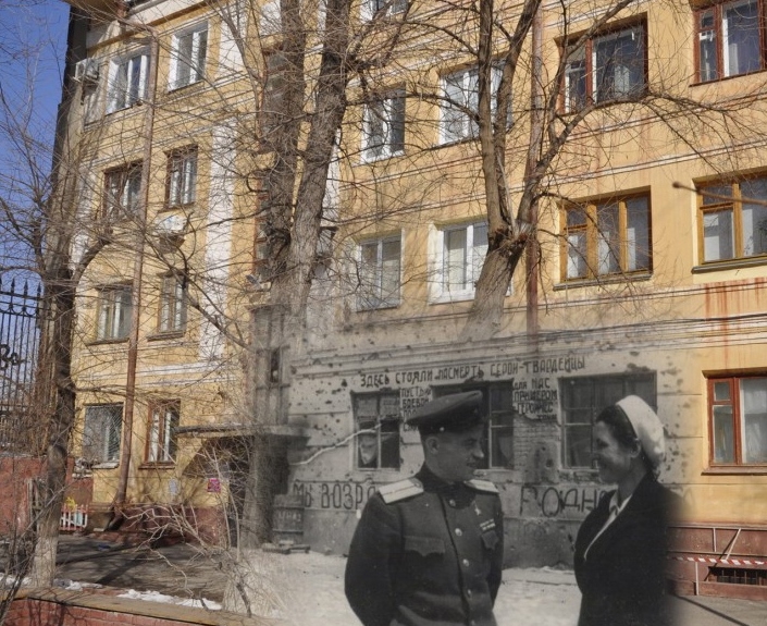 Yakov Pavlov talks against the house named after him, 1946. Yakov Pavlov talks against the house named after him, 1946.