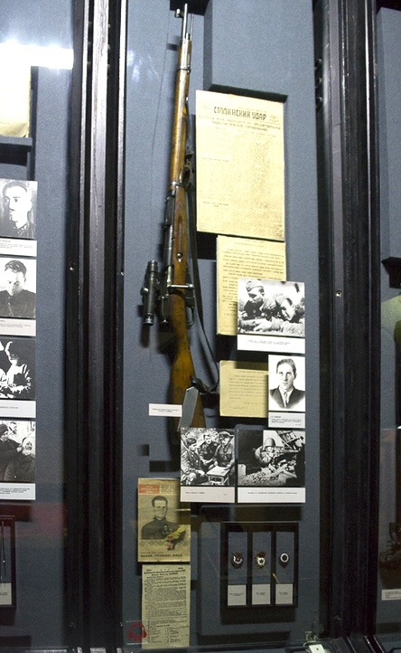 V. Zaytsev’s sniper rifle is kept in one of the museums in Volgograd