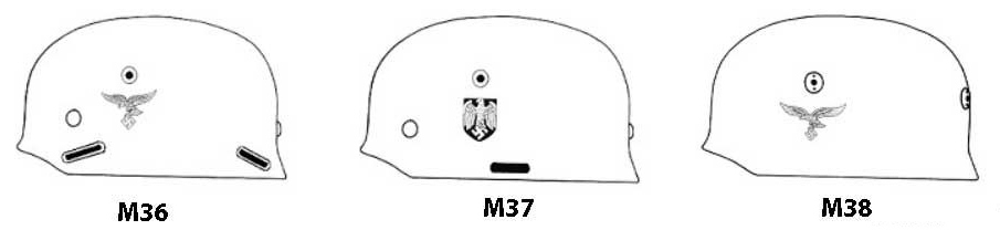 German paratrooper helmet varieties
