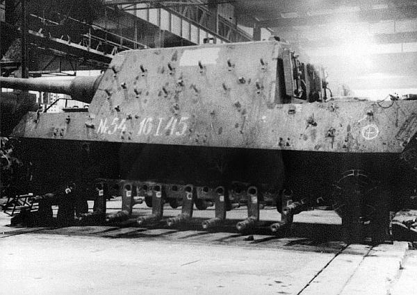 Chassis number "54", January 1945. Until the end of the war, they managed to create 79 chassis in va