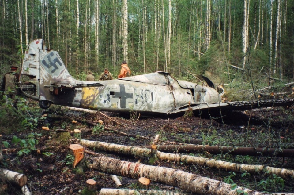 World War II dug-out aircrafts
