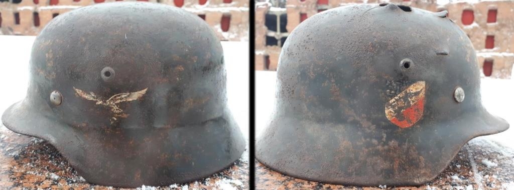 German steel helmet M-35 Luftwaffe German steel helmet M-35 Luftwaffe