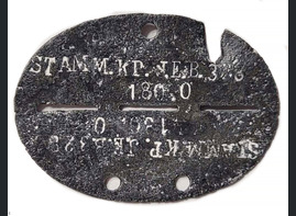 German dogtag STAMM.KP.J.E.B. / from Kursk