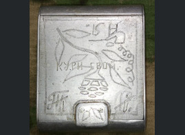 Soviet Cigarette case / from Novgorod