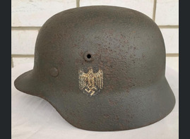 Wehrmacht helmet M40 / from Sevastopol