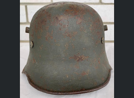 German helmet M18 / from Stalingrad