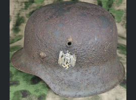 Wehrmacht helmet M42 / from Kursk