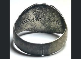 German ring with initials / from Kursk