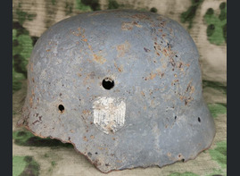 Wehrmacht helmet M42 / from Leningrad