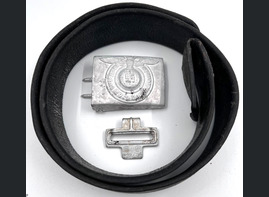 Waffen SS belt with buckle / from Demyansk pocket