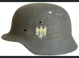 Wehrmacht helmet M35 DD / from Kursk