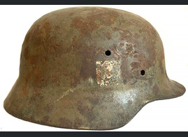 Waffen SS helmet M35 / from Demyansk pocket