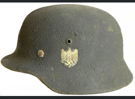 Wehrmacht helmet M35 / from Rzhev