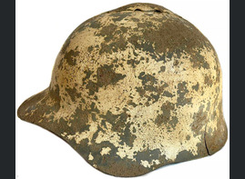 Winter camo Soviet helmet SSh36 / from Stalingrad