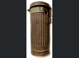 German gas mask canister / from Stalingrad