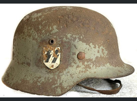 Waffen ss helmet M35 DD / from Karelia