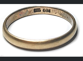 German wedding ring / from Stalingrad