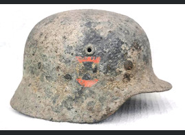 Helmet M40 helmet of the Blue Division / from Krasniy Bor