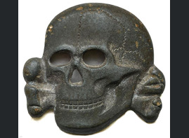 Waffen-SS collar tab skull
