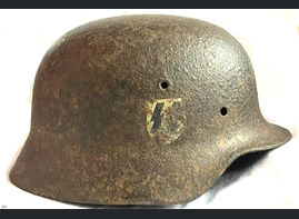 Waffen SS helmet / from Rzhev
