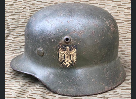 Wehrmacht helmet M35 DD / from Voronezh