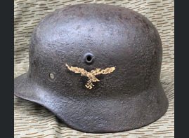 Luftwaffe helmet M40 / from Stalingrad