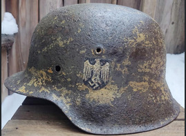 Wehrmacht helmet M42 / from Crimea