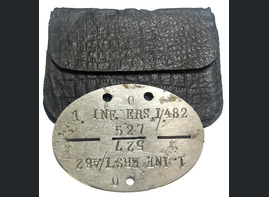 German dogtag 1 INF.ERS.I/482 / from Stalingrad