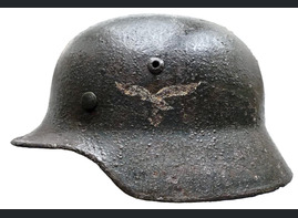 Luftwaffe helmet M35 DD / from Stalingrad