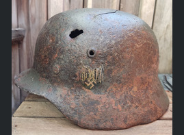 Wehrmacht helmet M40 / from Kaluga