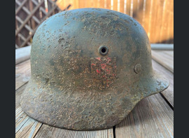 Croatian helmet M40 / from Stalingrad