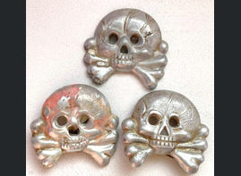 Panzer collar tab skulls