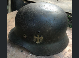 Wehrmacht helmet M35 DD / from Stalingrad 