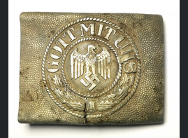 Wehrmacht belt buckle "Gott mit Uns" / from Stalingrad
