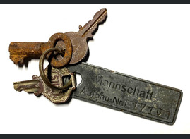 A bunch of keys with a standard Wehrmacht tag