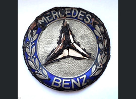 Mercedes Benz nameplate / from Stalingrad