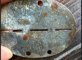 Romanian dogtag / from Stalingrad