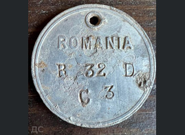 Romanian dogtag / from Stalingrad