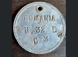 Romanian dogtag / from Stalingrad