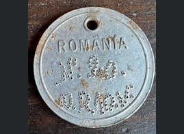 Romanian dogtag / from Stalingrad