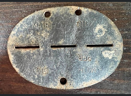 Romanian dogtag / from Stalingrad