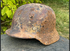 German helmet M35 / from Smolensk