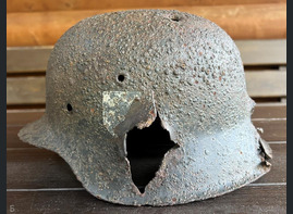 German helmet M42 / from Kursk