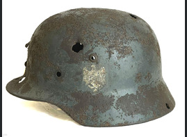 Wehrmacht helmet M35 / from Kursk