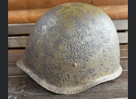 Soviet helmet SSh39 / from Stalingrad