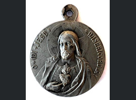 German catholic pendant / from Leningrad 