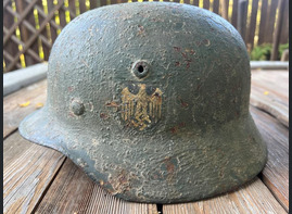 Restored helmet M35, Wehrmacht